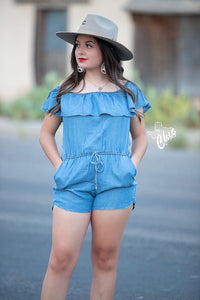 Off the shoulder romper