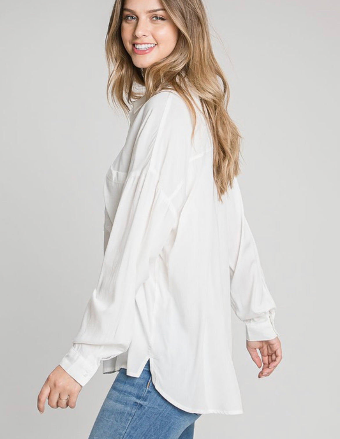 Off White Boyfriend Shirt