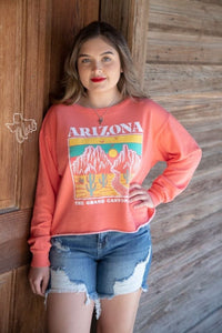 Arizona Cropped Sweatshirt