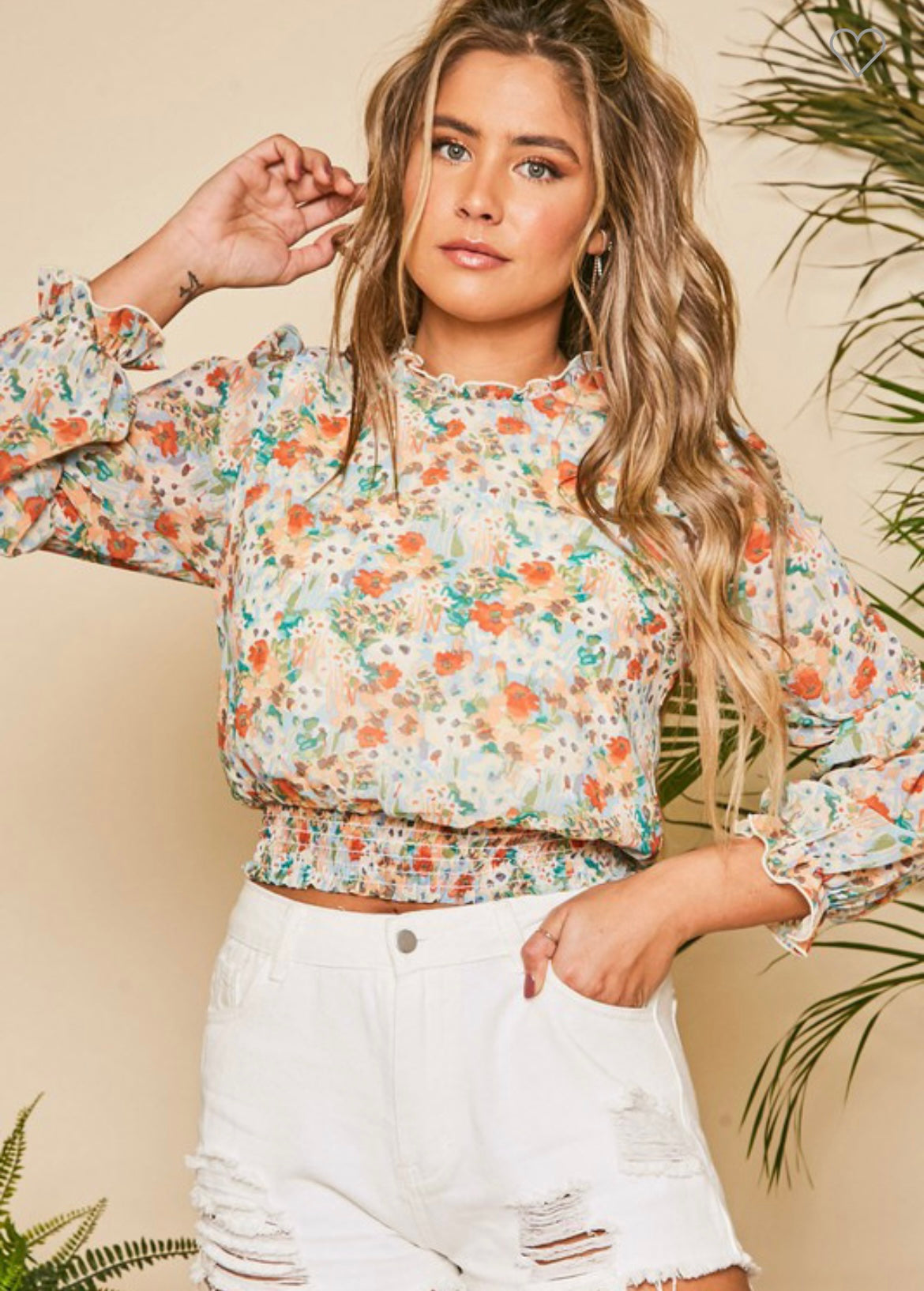 Floral and Feminine Top