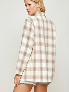 Just Darling Plaid Blazer