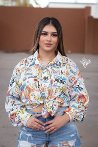 Nashville Button Down Top