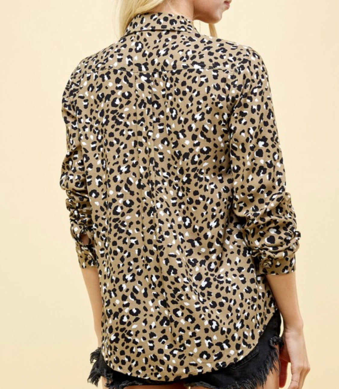 Olive Leopard Shirt