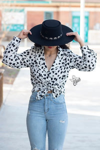 Spotted Leopard Blouse