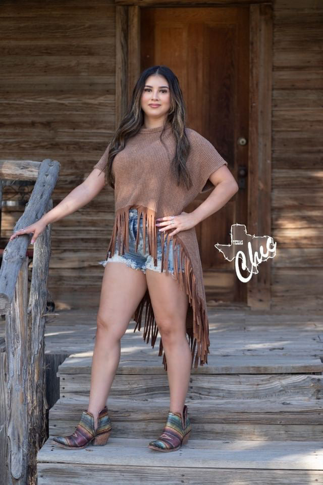 Let’s Rodeo Fringe Top