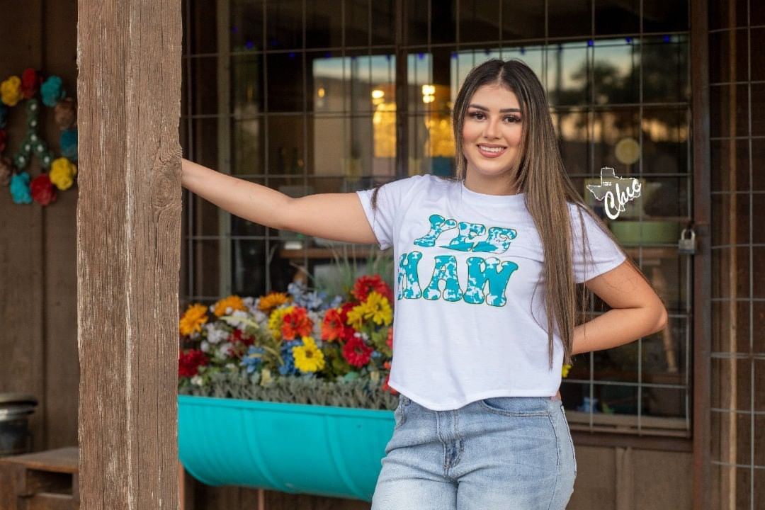 Yeehaw Crop Graphic Tee