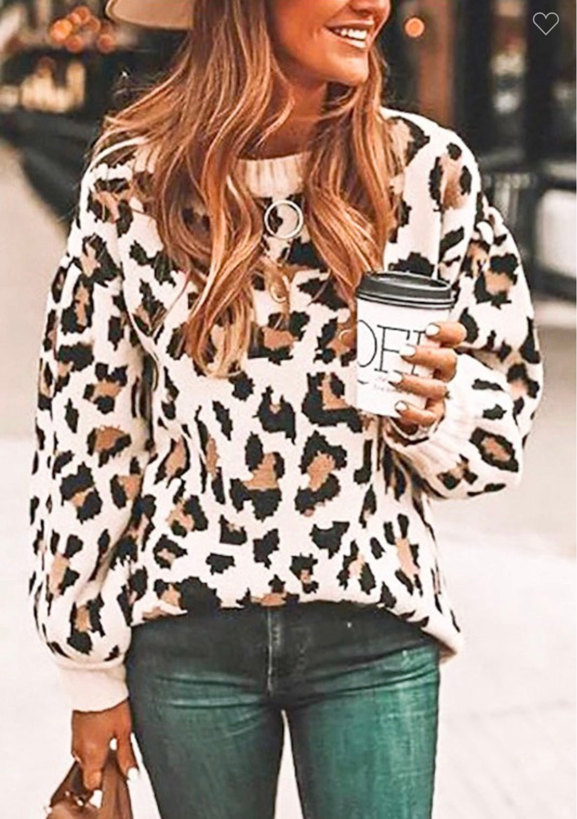 Comfy in Leopard Sweater