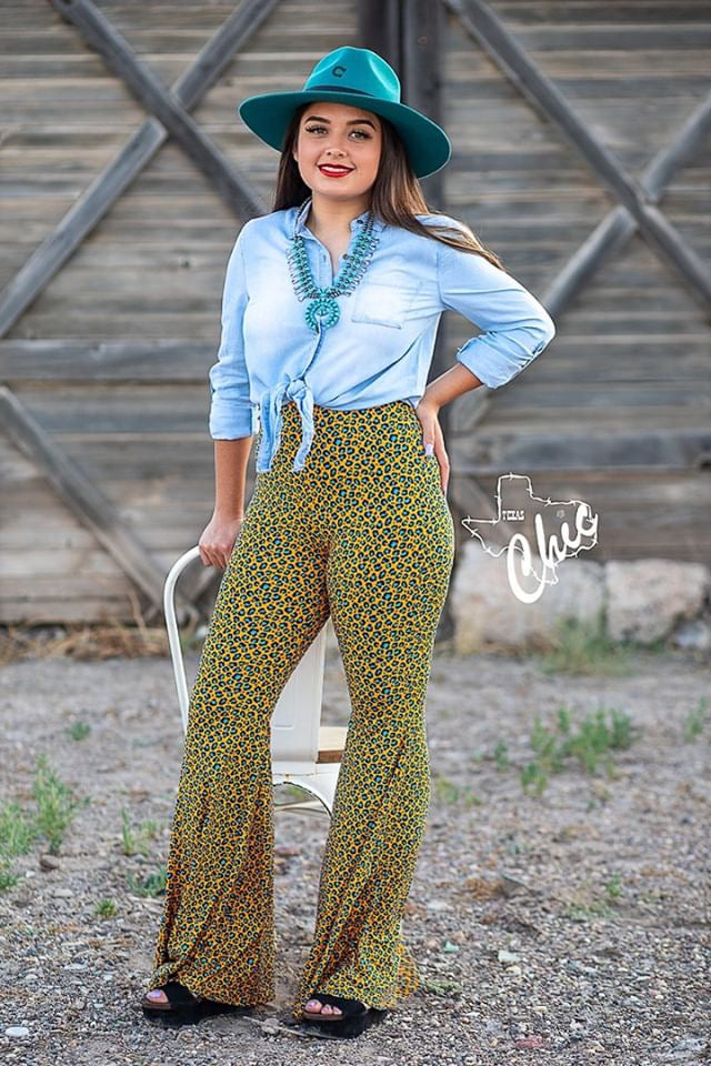 Front Tie Knot Tencel Denim Top