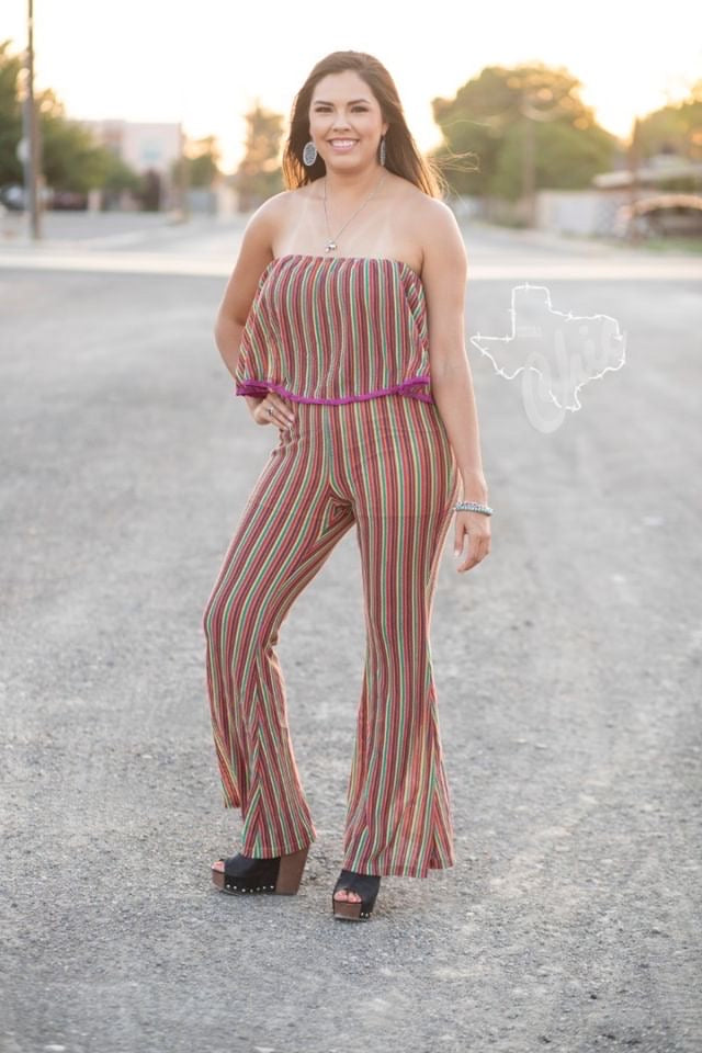 Judith March Strapless Jumper