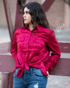 Cranberry Leopard Shirt