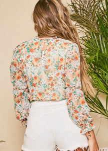 Floral and Feminine Top