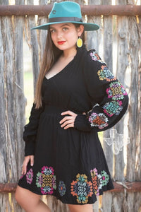 Kaleidoscope Embroidered Dress