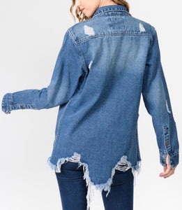 Darlin Denim Shirt Jacket
